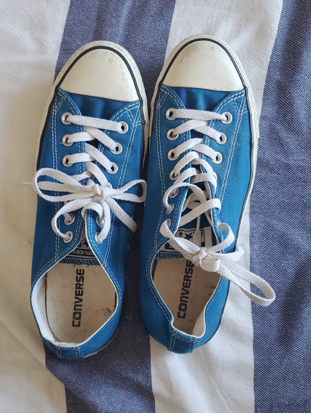 Classic Blue Converse All Stars Lowtop